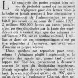 Le Petit Journal illustré - 20 juin 1926 Les employés des postes avaient bien raison de protester