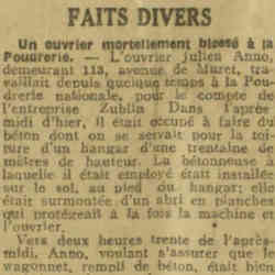 La Dépêche -27 juin 1926 Les faits divers de La Dépêche