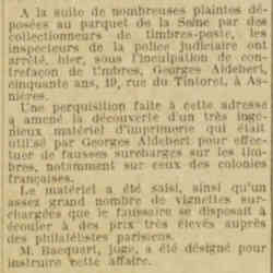 Les faits divers de l'Elxcesior