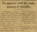 ondes sonores mortelles