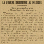 guerres religieuses au Mexique