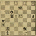 La partie d'échecs n° 298 jouée entre George Edward Wainwright et Max Euwe