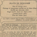 Les recettes hebdomadaires du Grillon du foyer et de La Bignole