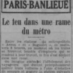 les faits divers de Paris-Soir