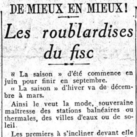 Les roublardises du fisc