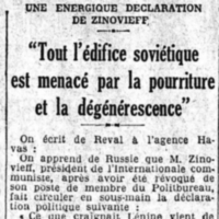 Tout l'édifice soviétique est menacé par la pourriture et la dégénérescence