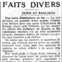 Faits divers du journal des débats 29 août 1926
