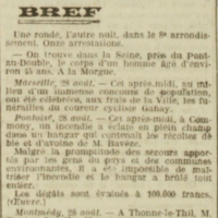 faits divers l'Oeuvre -29 août 1926