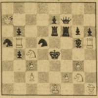 La partie d'échecs n° 302 jouée entre Soultanbejeff et Sir G. Thomas