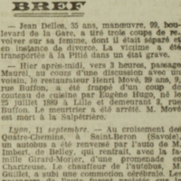 l'Oeuvre : faits divers