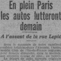 En plein Paris, une course de côte originale