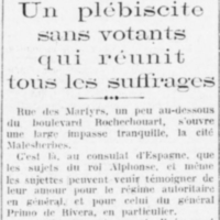 Espagne Un plébiscite sans votant