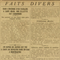 faits diers de l'Excelsior