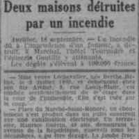les faits divers du 19 septembre 1926 Paris-Soir