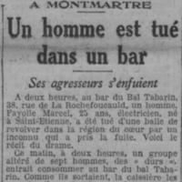 Paris-Soir 1926-09-19 Les faits divers