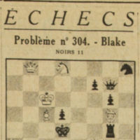 La partie d'échecs n° 304 jouée entre Max Romih  et Sir George Thomas
