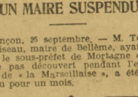 Un maire suspendu en Normandie