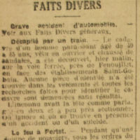 Les faits divers 4 - 26 septembre 1926