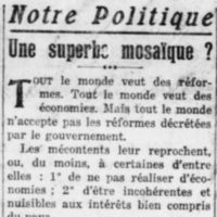 Les réformes du Gouvernement