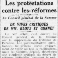Les protestations contre les réformes