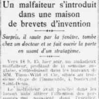 Les faits divers 6 - 26 septembre 1926 Le Quotidien