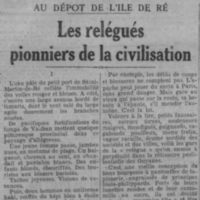 les relégués