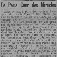 faits divers Paris-Soir 29 septembre 1926