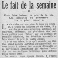 les parasites du commerce