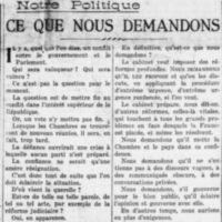 L'empiètement de l'Exécutif sur le Législatif