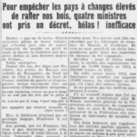 un décret inefficace