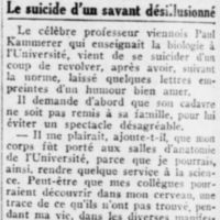 Paul Kammerer biologiste