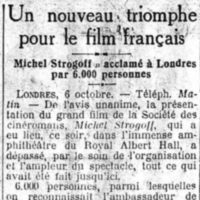 Un nouveau nouveau triomphe pour le film français