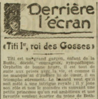 Derrière l'écran actualité cinématographique