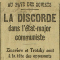 discorde dans l'état-major communiste