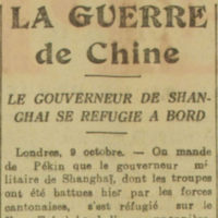 La guerre de Chine