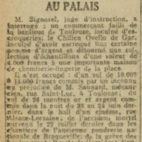 faits divers au palais