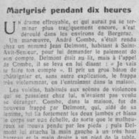 Le Petit Journal illustré - 10 octobre 1926 martyrisé