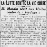 contre la vie chère