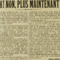 réponse de Pierre Mille