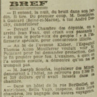 faits divers 12 octobre 1926