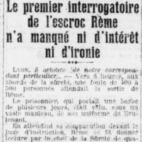 l'insaisissable Georges Rème