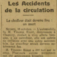 faits divers La Dépêche 17-10-1926