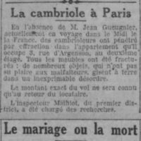 faits divers Paris-Soir