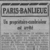 faits divers Paris-Soir 17-10-1926