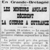 mineurs anglais