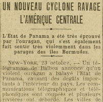 Un violent ouragan ravage l'Amérique centrale