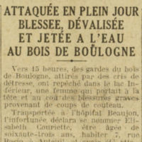 Faits divers 1 - 24 octobre 1926