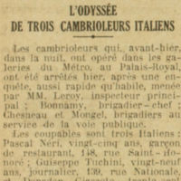 Faits divers 2 - 24 octobre 1926