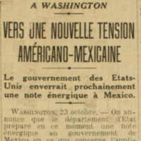 Tensions entre les USA et le Mexique