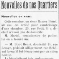 Le Funi faits divers - 24 octobre 1926